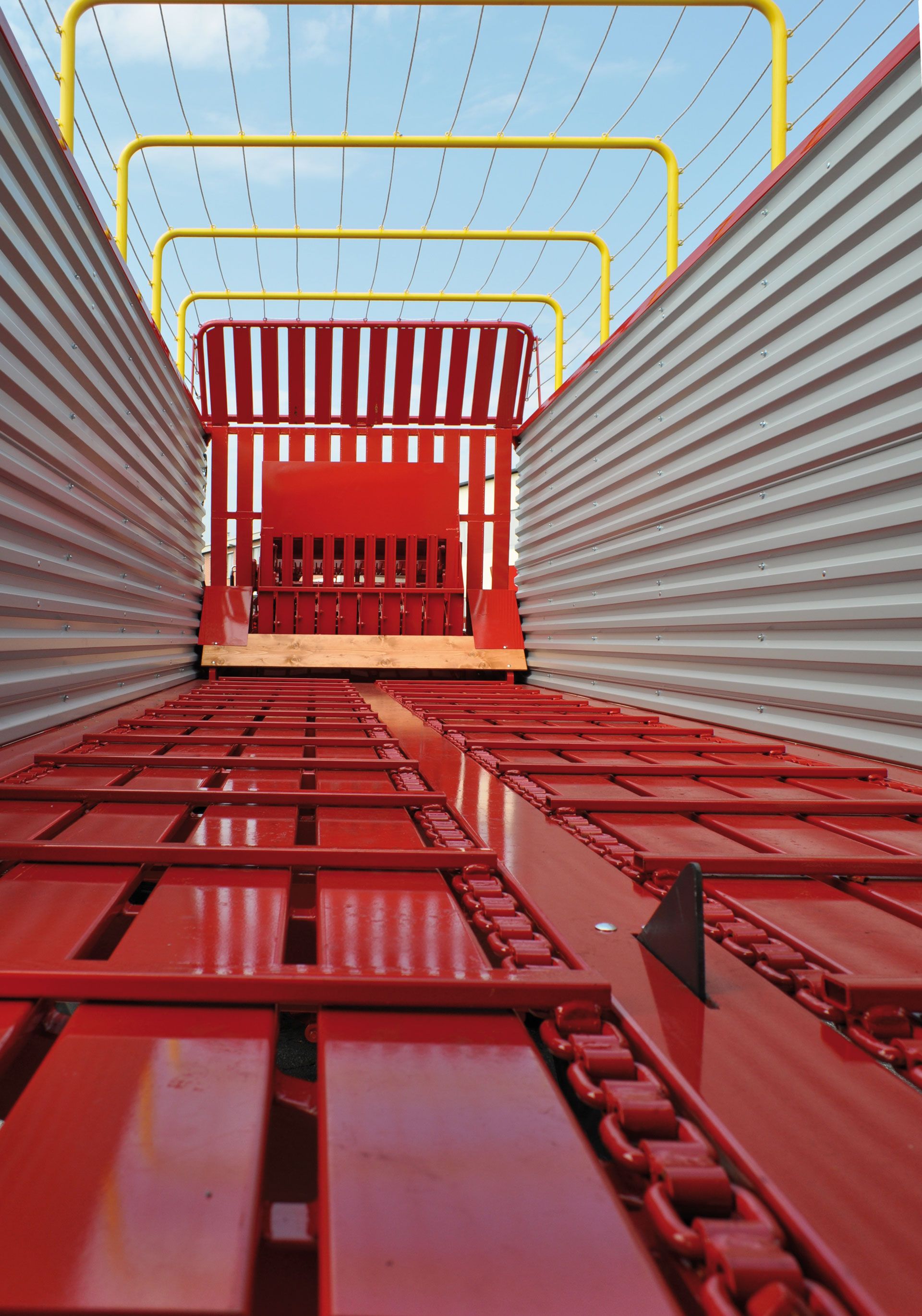 Pre-painted sheet metal sides